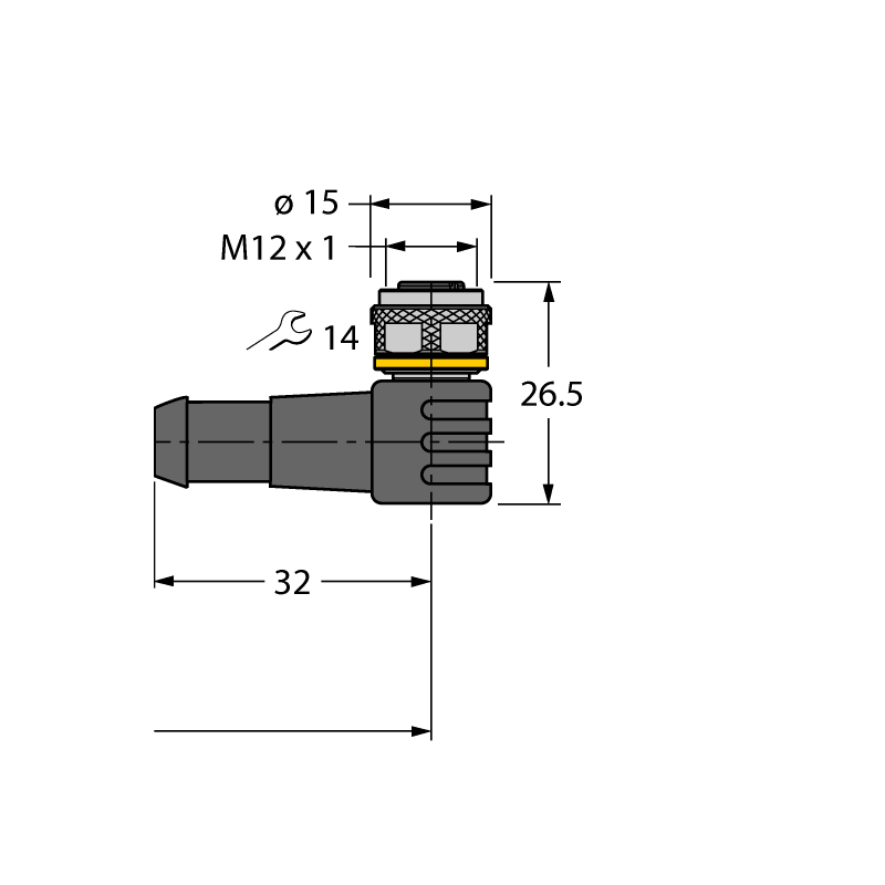 Кабель PVC Turck WKC4.5T-0.6-WKC4.5T/TEL 