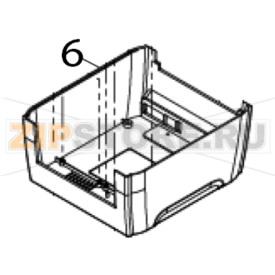 Lower cover assembly (for RJ-45 interface board) TSC DA300 Lower cover assembly (for RJ-45 interface board) TSC DA300Запчасть на деталировке под номером: 6