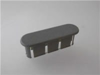 TAPPO OVALE GRIGIO 65x20 mm
