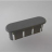 TAPPO OVALE GRIGIO 65x20 mm - TAPPO OVALE GRIGIO 65x20 mm