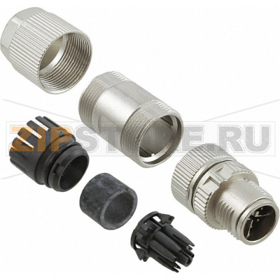 Разъем, 8 контактов MOXA M12X-8PMM-IP67 