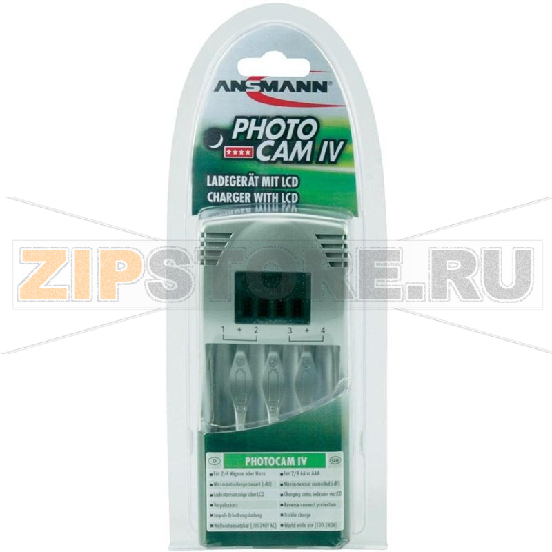 Зарядное устройство 100-240 В, микро (AAA), миньоны (AA) Ansmann PhotoCam IV 