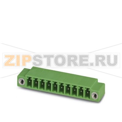 Ответная часть разъема Phoenix Contact EMC 1,5/13-GF-3,81 Номинальный ток: 8 А, Расчетное напряжение (III/2): 160 В, Полюсов: 13, Размер шага: 3,81 мм, Цвет: зеленый, Поверхность контакта: олово, Монтаж: Запрессовка.Минимальный заказ: 50 шт.Упаковка: 50 шт.