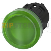 ЭЛЕМЕНТ СВЕТОВОГО ИНДИКАТОРА С ЗЕЛЁНЫМ РАССЕИВАТЕЛЕМ, 22MM, КРУГЛ., ПЛАСТИК, РАССЕИВАТЕЛЬ МАТОВЫЙ, С ГРАВИРОВКОЙ ЛАЗЕРОМ, НАЧАЛО С ТРОКИ - ВЕРХНИЙ РЕГИСТР, ДАЛЕЕ - НИЖНИЙ РЕГИСТР Siemens 3SU1001-6AA40-0AA0-Z&nbsp;Y10