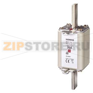 ПЛАВКАЯ ВСТАВКА НИЗКОВОЛЬТНАЯ GL/GG С НЕИЗОЛИРОВАННЫМИ ВЫСТУПАМИ ДЛЯ МОНТ./ДЕМОНТ. С ЦЕНТРАЛЬНЫМ ИНДИКАТОРОМ ТИПОРАЗМЕР 2, Iном.=315A, Uном.=500В Siemens 3NA7252 