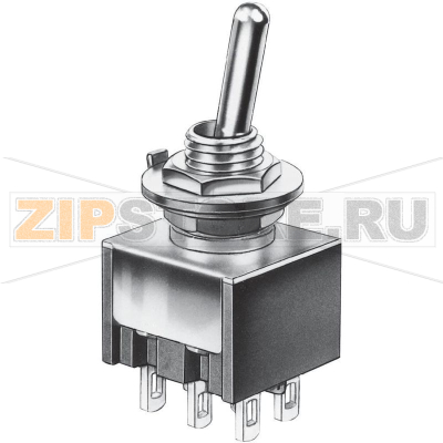 Тумблер 30 В/DC, 4 А, 2 x вкл/вкл, 1 шт Marquardt 9040.0201 