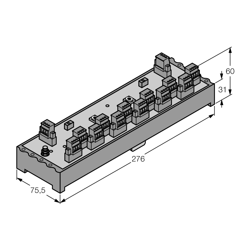 Коробка распределительная, 12 каналов Turck JRBS-40-12R/EX 