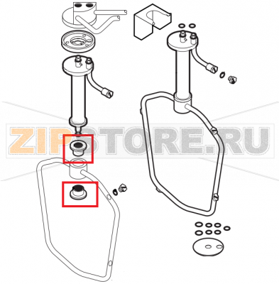 Washing device rotation bush Lainox ME061T   Washing device rotation bush Lainox ME061TЗапчасть на сборочном чертеже под номером: 8Название запчасти на английском&nbsp;языке: Washing device rotation bush Lainox ME061T