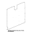 Stainless steel back panel Unox XBC 805