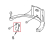Latch, Bowl Spring KitchenAid 5KPM5EWH4