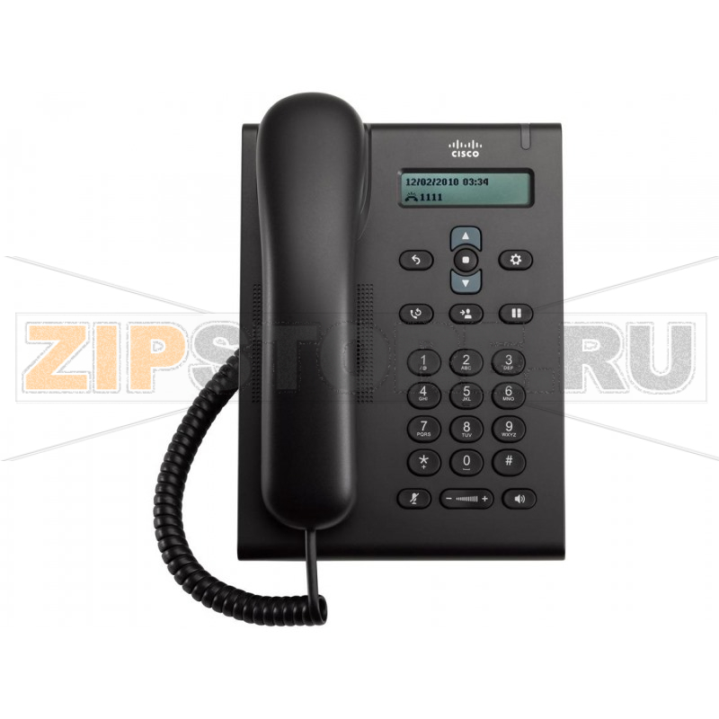 IP-телефон 2xFE (PoE), 1 линия, SIP, 128х32 пкс Cisco CP-3905 