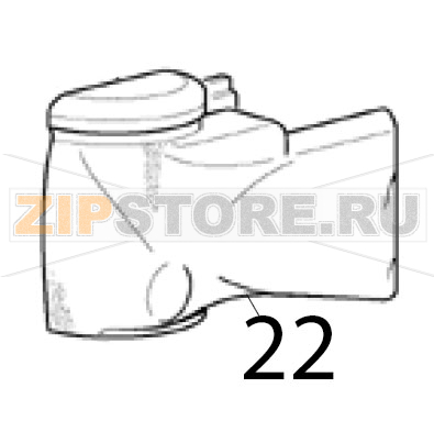 Isolamento bocchetta Scotsman AF 206 Isolamento bocchetta Scotsman AF 206Запчасть на деталировке под номером: 22