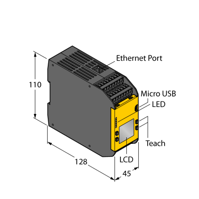 Контроллер безопасности программируемый, расширяемый Turck XS26-2DE 