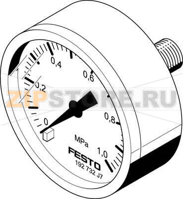 Манометр Festo MA-40-1-G1/8-MPA 