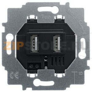 Зарядное устройство 3000 мА, 2хUSB разъема, 6472 U-500-101 ABB 2CKA006400A0094 