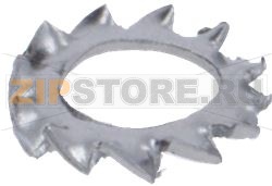 EXTERNAL SERRATED WASHER M4 A2 DIN 6798 