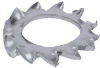 EXTERNAL SERRATED WASHER M4 A2 DIN 6798