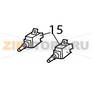 Pulsante doppio contatto Elettrobar Fast 160 DP Pulsante doppio contatto Elettrobar Fast 160 DPЗапчасть на деталировке под номером: 15