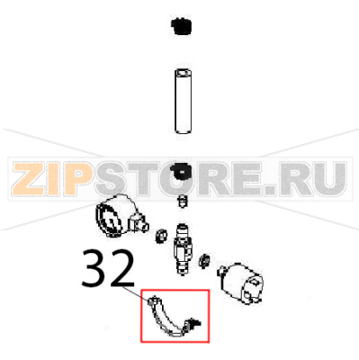 Pipe support Ø: 28 Angelo Po FM611E1 Pipe support Ø: 28 Angelo Po FM611E1Запчасть на деталировке под номером: 32