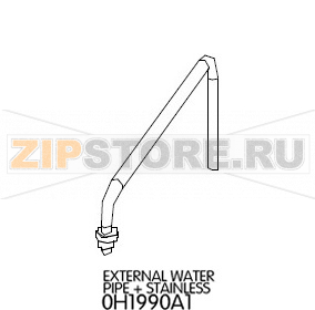 External water pipe + stainless Unox XF 133 External water pipe + stainless Unox XF 133Запчасть на деталировке под номером: 7Название запчасти на английском языке: External water pipe + stainless Unox XF 133