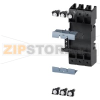 ВТЫЧНОЙ ЦОКОЛЬ ПОЛНЫЙ КОМПЛЕКТ ПРИНАДЛЕЖНОСТЬ ДЛЯ 3-ПОЛ. 3VA2 100/160/250 Siemens 3VA9123-0KP00