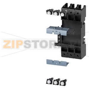 ВТЫЧНОЙ ЦОКОЛЬ ПОЛНЫЙ КОМПЛЕКТ ПРИНАДЛЕЖНОСТЬ ДЛЯ 3-ПОЛ. 3VA2 100/160/250 Siemens 3VA9123-0KP00 