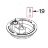 Винт KitchenAid 5KSM150PSE - Винт KitchenAid 5KSM150PSE