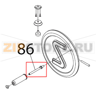 Perno folle x manopola LX Sirman Anniversario 300 Perno folle x manopola LX Sirman Anniversario 300Запчасть на деталировке под номером: 86