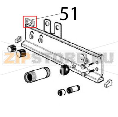 Flat bracket Angelo Po 31PIE6 Flat bracket Angelo Po 31PIE6Запчасть на деталировке под номером: 51