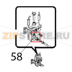 Pilot burner body Angelo Po FC241G Pilot burner body Angelo Po FC241GЗапчасть на деталировке под номером: 58