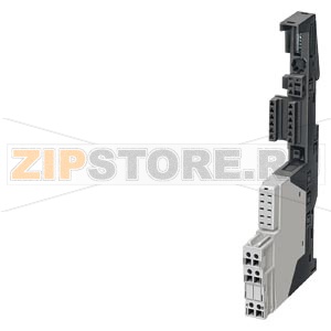 SIMATIC DP, ET200S, ТЕРМИНАЛЬНЫЙ МОДУЛЬ TM-XB15 S24-01 ДЛЯ УСТАНОВКИ МОДУЛЯ УПРАВЛЕНИЯ ЭЛЕКТРОМАГНИТНЫМ ТОРМОЗОМ XB1/XB2, УСТАНОВКА СПРАВА ОТ СИЛОВОГО ТЕРМИНАЛЬНОГО МОДУЛЯ С DS-X/RS-X/RS1-X Siemens 3RK1903-0AG00 