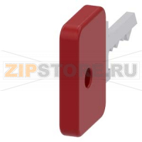 КЛЮЧ ДЛЯ ПЕРЕКЛЮЧАТЕЛЯ С ЗАМКОМ O.M.R., ЗАМОК НОМЕР 73037, КРАСНЫЙ Siemens 3SU1950-0FK20-0AA0