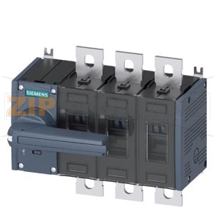 ВЫКЛЮЧАТЕЛЬ-РАЗЪЕДИНИТЕЛЬ 400A, ТР.3, 3-ПОЛ ФРОНТ.УПР. СЛЕВА КОМПЛЕКТНОЕ УСТР. С СЕРОЙ РУЧКОЙ ПЛОСКИЕ КЛЕММЫ Siemens 3KD4232-0PE10-0 