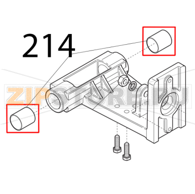 Boccole autolobr. 20.23.25, MRR. 300 V Sirman Canova 300 Boccole autolobr. 20.23.25, MRR. 300 V Sirman Canova 300Запчасть на деталировке под номером: 214