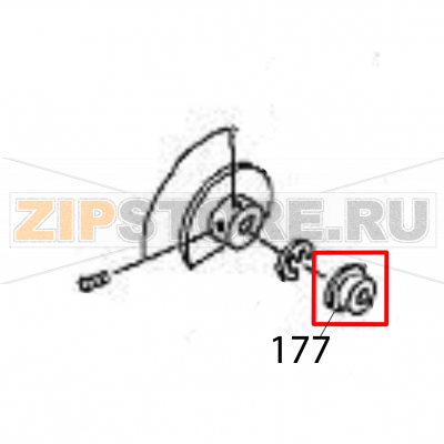 Ball supporter Sato HR224 TT Ball supporter Sato HR224 TTЗапчасть на деталировке под номером: 177Название запчасти на английском языке: Ball supporter Sato HR224 TT.