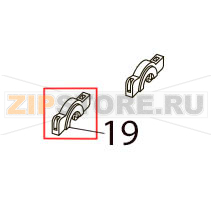 Platen holder Toshiba TEC B-SX4T-GS20-QM-R Platen holder Toshiba TEC B-SX4T-GS20-QM-RЗапчасть на деталировке под номером: 19
