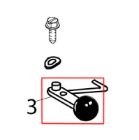 Lever latch KitchenAid 5K45SSEWH