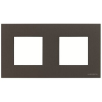 Рамка двухместная, антрацитовая ABB 2CLA227210N1801