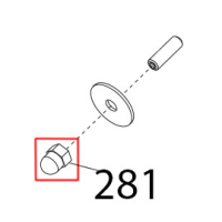 Dado cieco DIN1587, M5 Sirman Mirra 300 Y09