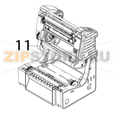 Print module (300 dpi) without PCBA, power adaptor and power cord TSC TE210 Print module (300 dpi) without PCBA, power adaptor and power cord TSC TE210Запчасть на деталировке под номером: 11