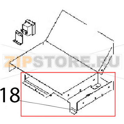 Convogliatore post. Angelo Po 2G1PE2E Convogliatore post. Angelo Po 2G1PE2EЗапчасть на деталировке под номером: 18