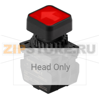 Выключатель кнопочный, Ø отверстия: 22/25 мм Autonics S2PRS-P3RU 