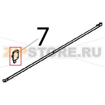 Door lock Angelo Po FX61E1 Door lock Angelo Po FX61E1Запчасть на деталировке под номером: 7