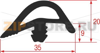 GASKET FOR OVEN DOOR 520x490 mm 