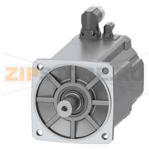 SIMOTICS S-1FK2 CT Серводвигатель М0 = 50 Нм; PN = 7,1 кВт при нн = 2000 оборотов в минуту (380-480); ПН = 4,55 кВт при нн = 1000 оборотов в минуту (200-240 В); С удерживающим тормозом; Степень защиты IP64; Цилиндрический вал D38x80 мм; Абсолютный датчик 