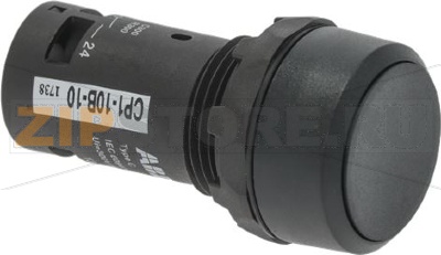 КНОПКА НАЖИМНАЯ ЧЕРНАЯ 5 А, 300 В 