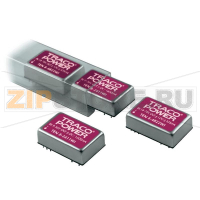 Преобразователь DC/DC, печатный монтаж, 24 V/DC, ±12 V/DC, 335 mA Traco Power TEN 8-2422WI