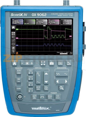 Осциллограф цифровой 60 МГц, 2 канала, 2.5 Гвыб/с, 100 KP, 12 Бит Metrix OX9062 