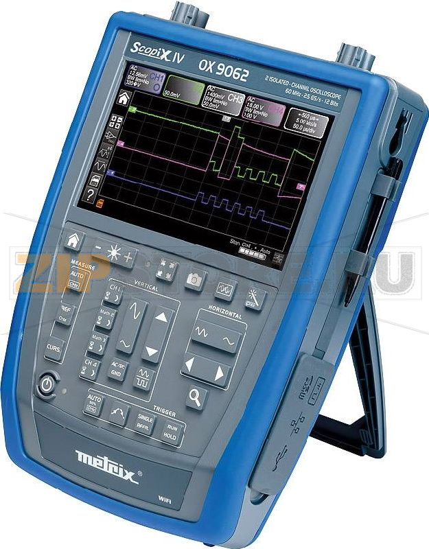 Осциллограф цифровой 60 МГц, 2 канала, 2.5 Гвыб/с, 100 KP, 12 Бит Metrix OX9062 