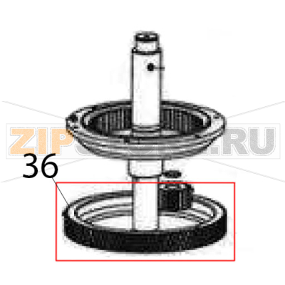 Corona dentata plan BM60 50 Hz Sigma BMR 80 Corona dentata plan BM60 50 Hz Sigma BMR 80Запчасть на деталировке под номером: 36